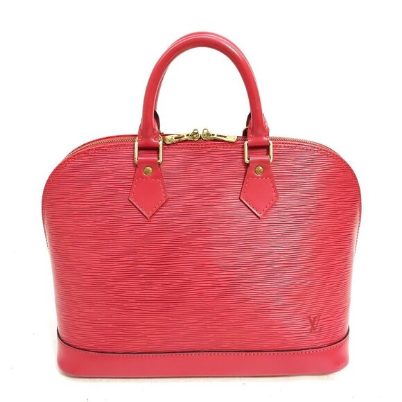Louis Vuitton Handbags - Louis Vuitton LV Hand Bag Alma Red Epi